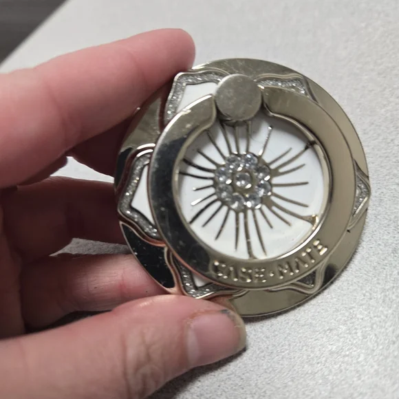 Case-Mate Silver Phone Ring Holder - Picture 2 of 2